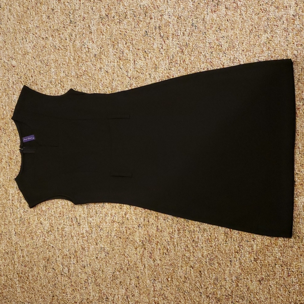 Black sheath dress